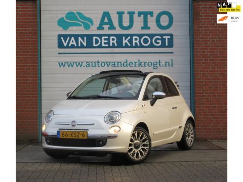 Fiat 500C 0.9 TwinAir Lounge Leer, Xenon, Cabrio Rijklaar APK 1-2026